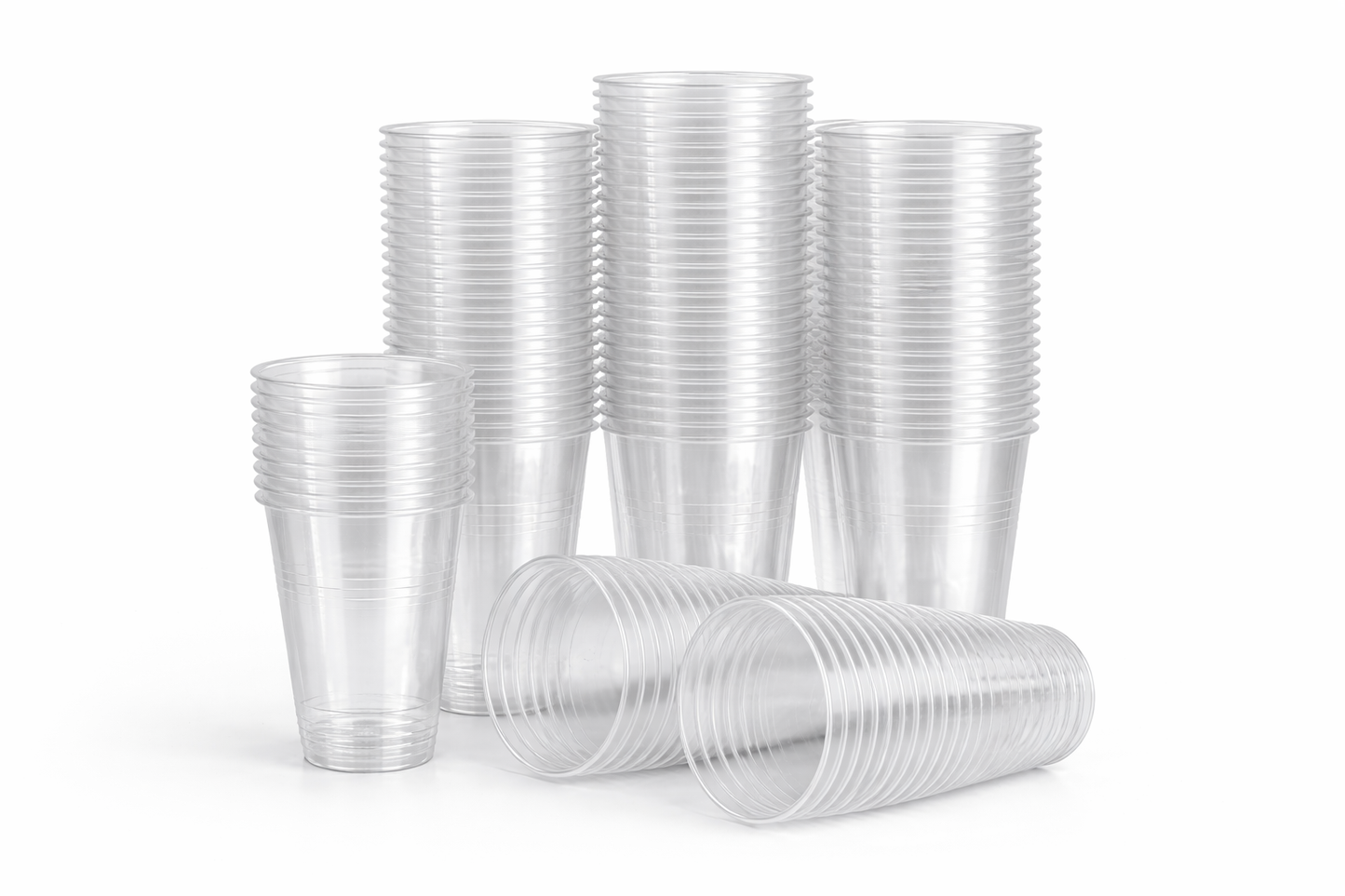 Trinkbecher Transparent 400 ml | Einwegbecher für Getränke