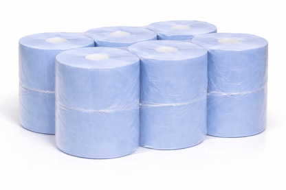 Werkstattrolle Blau – 2-lagig | 36×36 cm | 1.000 Blatt | KFZ & Industrie
