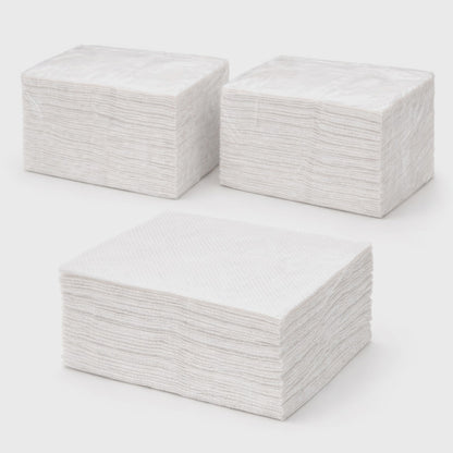 Servietten 1/4-Falz 33×33 cm | 1-lagig | Weiß | Gastronomie